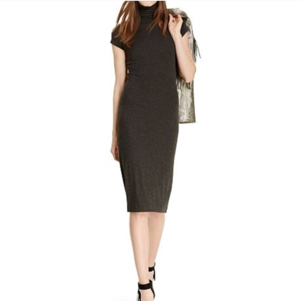 NWOT POLO BY RALPH LAUREN GRAY TURTLENECK DRESS